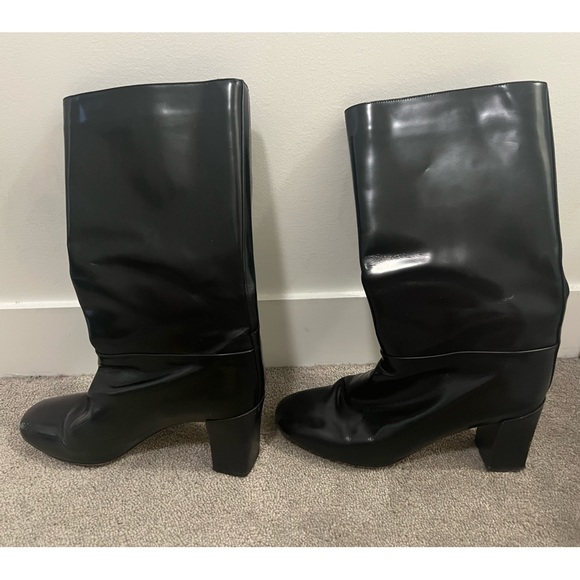 SOLD Authentic Chloe Black Italian Leather Beautiful Boots Good Condition - Picture 2 of 12